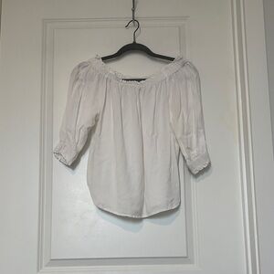 Style Envy Off-Shoulder white Blouse